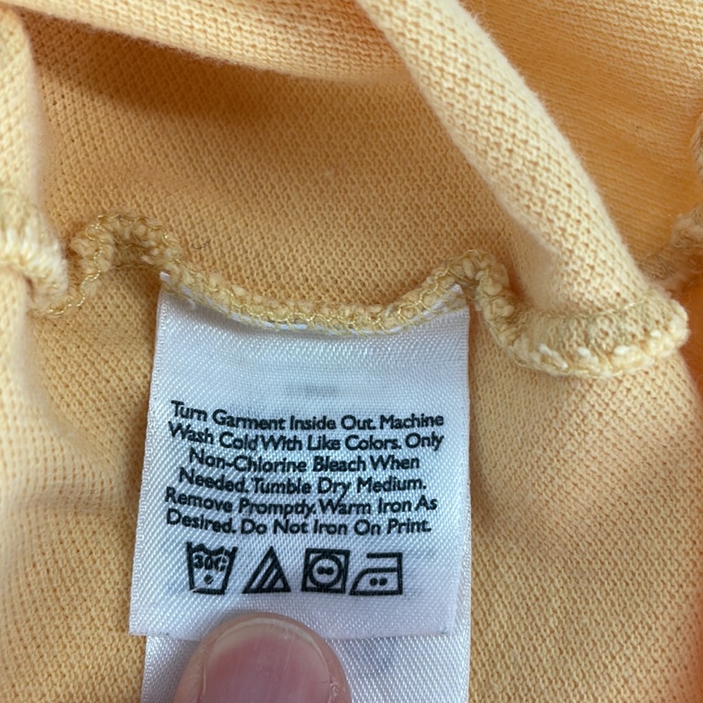 EDDIE BAUER cotton long sleeve polo shirt yellow size 3XL TALL men's - Picture 4 of 5